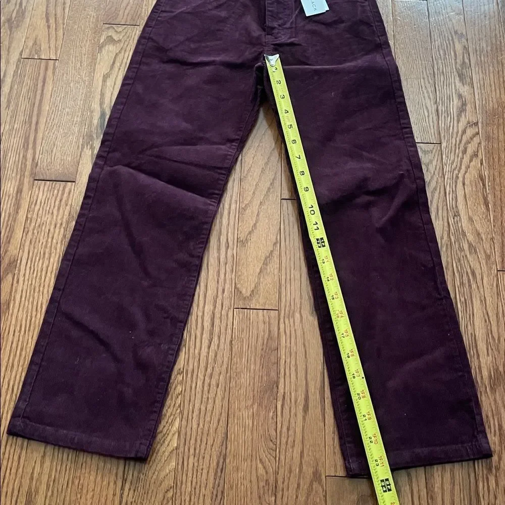 Janie and Jack Burgundy Corduroy Holiday Pants Boy’s Sz 8 NWT